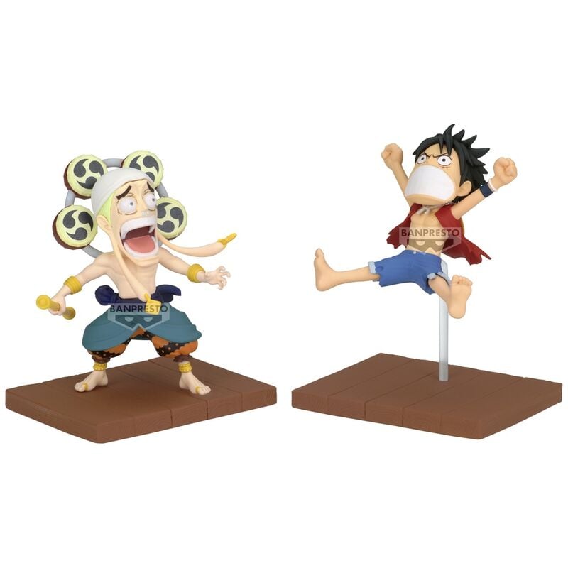 🧪 LAB | SU ORDINAZIONE One Piece Monkey D Luffy & Enel World Collectable figure 7cm