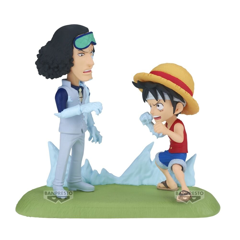 🧪 LAB | SU ORDINAZIONE One Piece World Collectable Figure Log Stories Monkey D. Luffy vs Kuzan 9cm