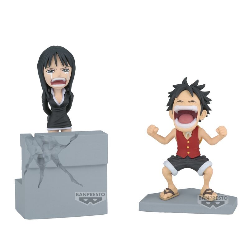 🧪 LAB | SU ORDINAZIONE One Piece Luffy & Nico Robin World Collectable figure 10cm