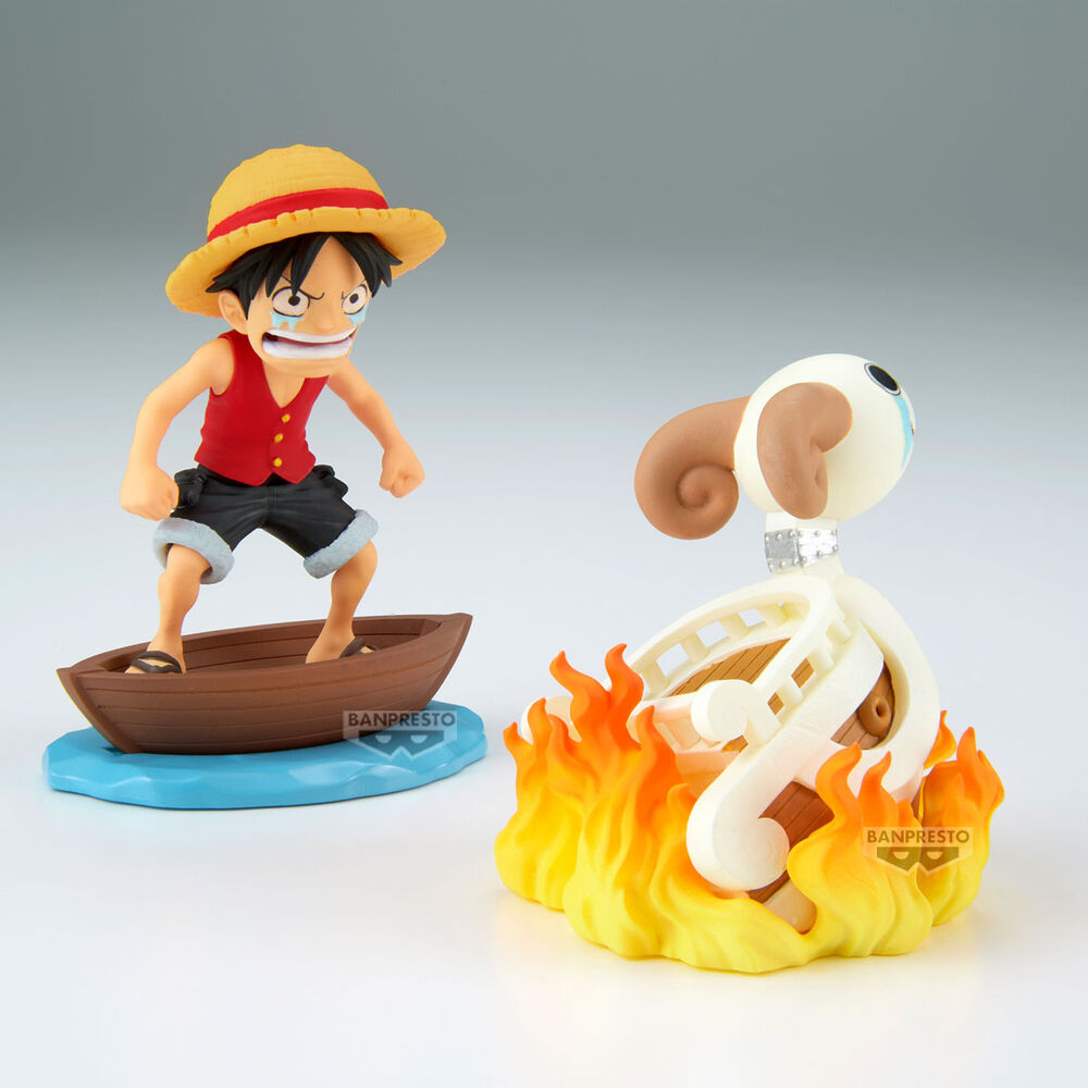 🧪 LAB | SU ORDINAZIONE One Piece Luffy & Going Merry Log Stories figure 8cm