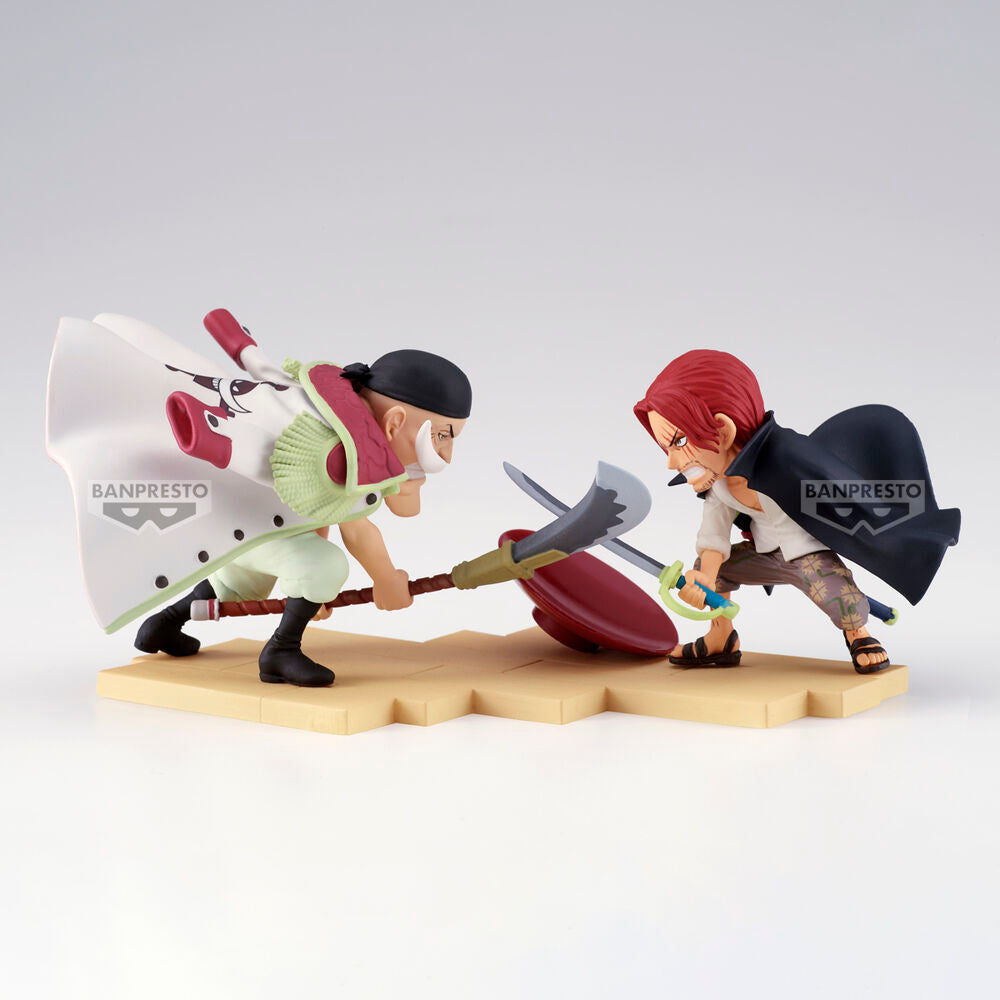 🧪 LAB | SU ORDINAZIONE One Piece World Collectable Log Stories Edward Newgate vs. Shanks figure 13cm