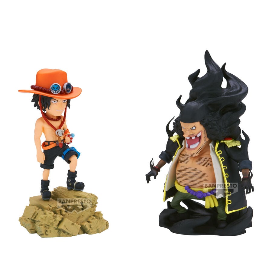 🧪 LAB | SU ORDINAZIONE One Piece Portgas D.Ace Vs Marshall.D.Teach Log Stories figure 8cm