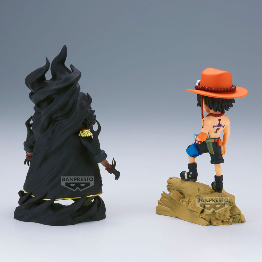 🧪 LAB | SU ORDINAZIONE One Piece Portgas D.Ace Vs Marshall.D.Teach Log Stories figure 8cm