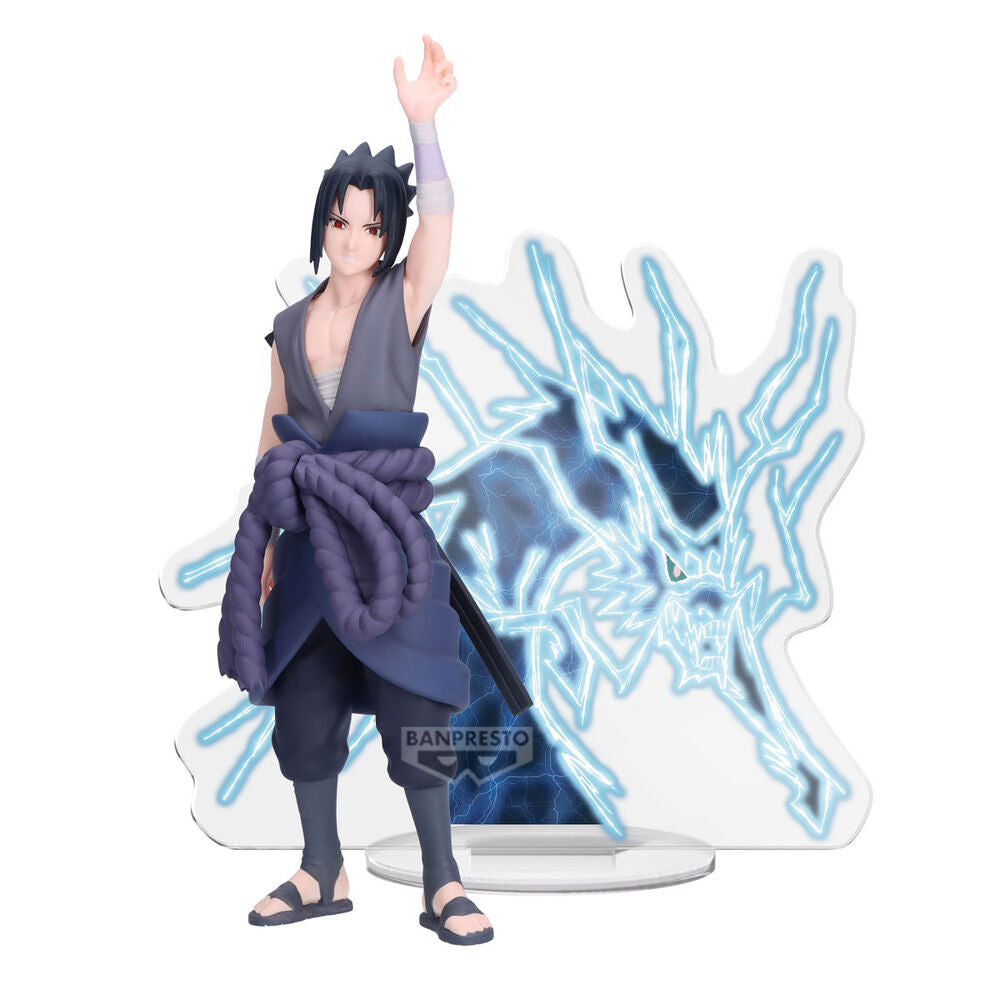 🧪 LAB | SU ORDINAZIONE Naruto Shippuden Sasuke Uchiha Panel Spectacle figure 13cm