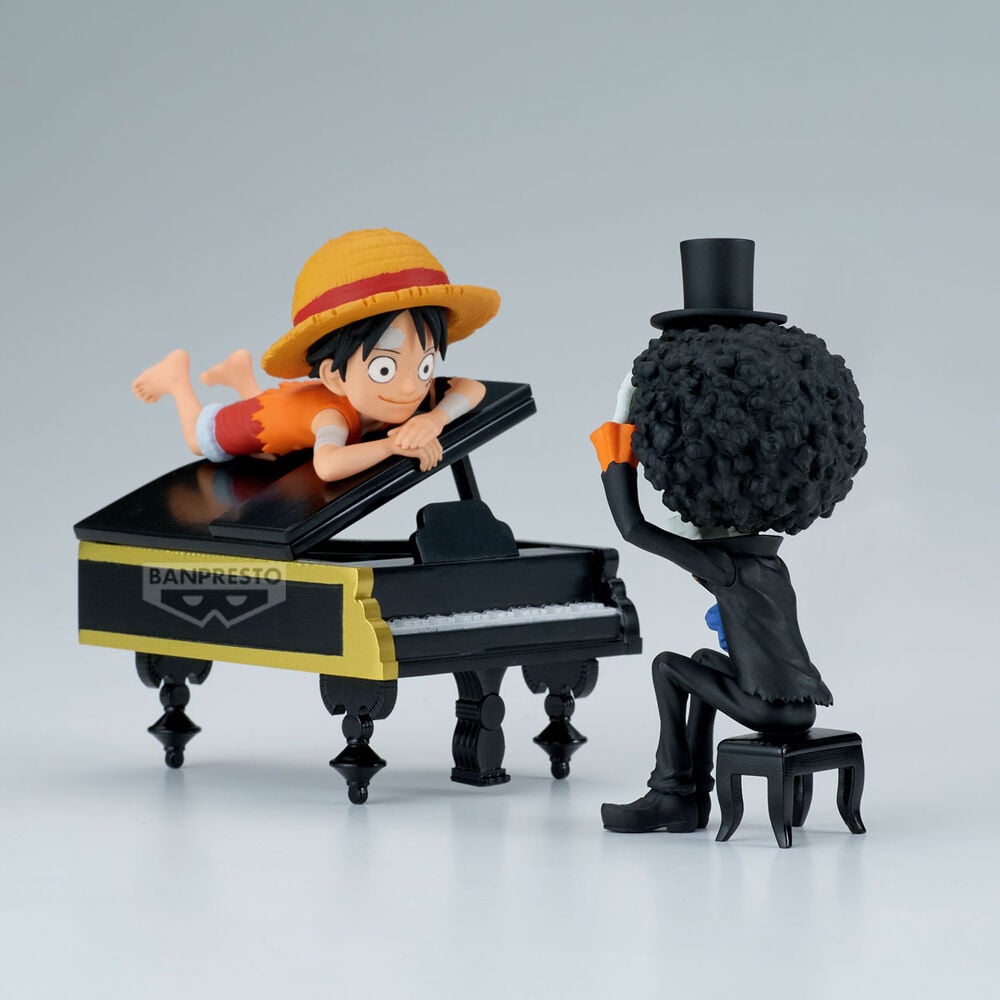 🧪 LAB | SU ORDINAZIONE One Piece Luffy & Brook Word Collectable Stories figure 8cm