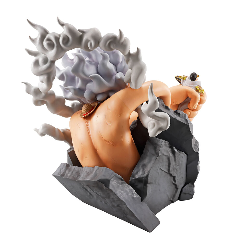 🧪 LAB | SU ORDINAZIONE One Piece Monkey D Luffy Gear 5 vs Borsalino Burst of Energy Ichibansho figure 22cm