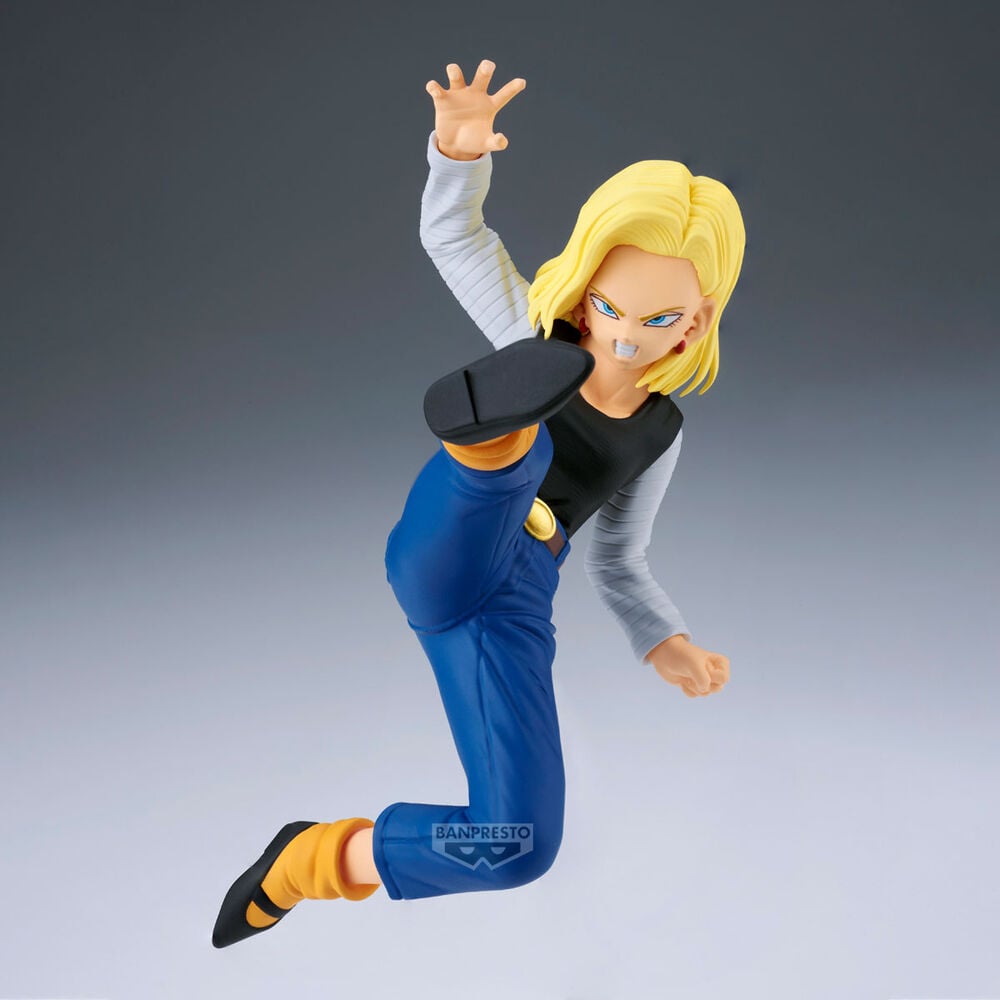 🧪 LAB | SU ORDINAZIONE Dragon Ball Z Match Makers Android 18 & Mr. Satan set 2 figures 11-8cm
