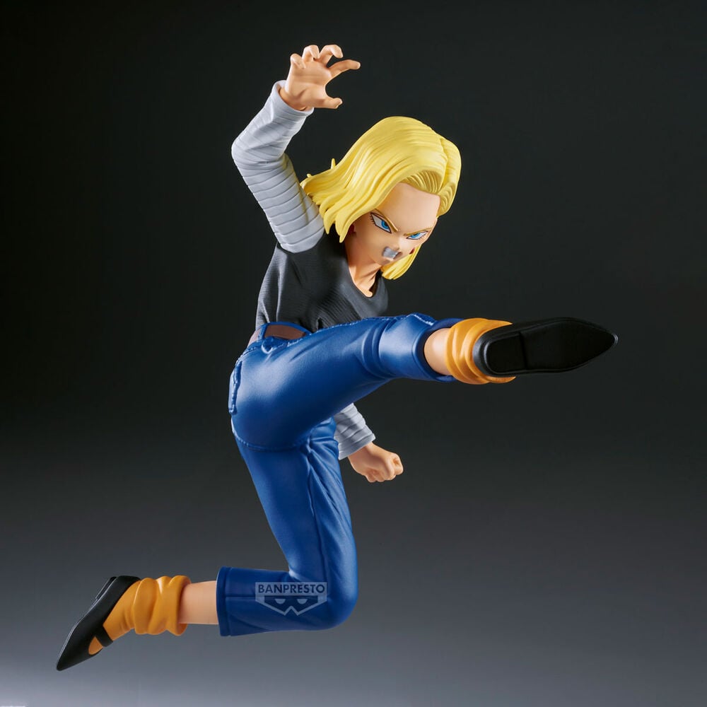🧪 LAB | SU ORDINAZIONE Dragon Ball Z Match Makers Android 18 & Mr. Satan set 2 figures 11-8cm