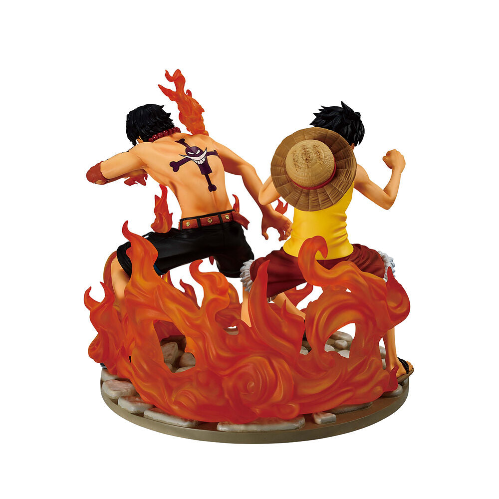 🧪 LAB | SU ORDINAZIONE One Piece Dramatic Memories Ace & Luffy Ichibansho figure 15cm