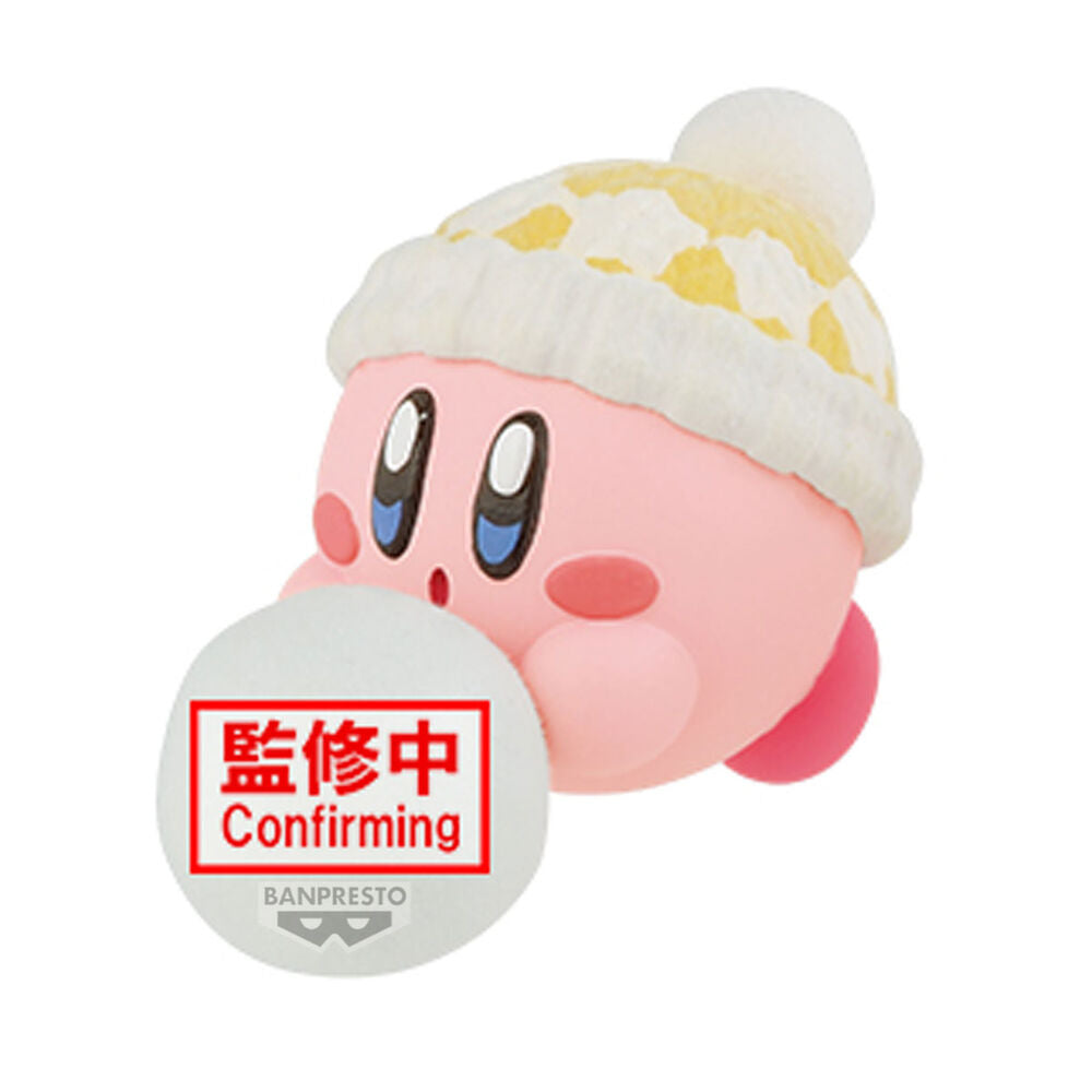 🧪 LAB | SU ORDINAZIONE Kirby Play in the Snow Fluffy Puffy Mine Kirby figure 4cm