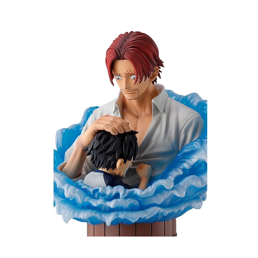🧪 LAB | SU ORDINAZIONE One Piece Red Hair Pirates Shanks & Luffy figure 15cm
