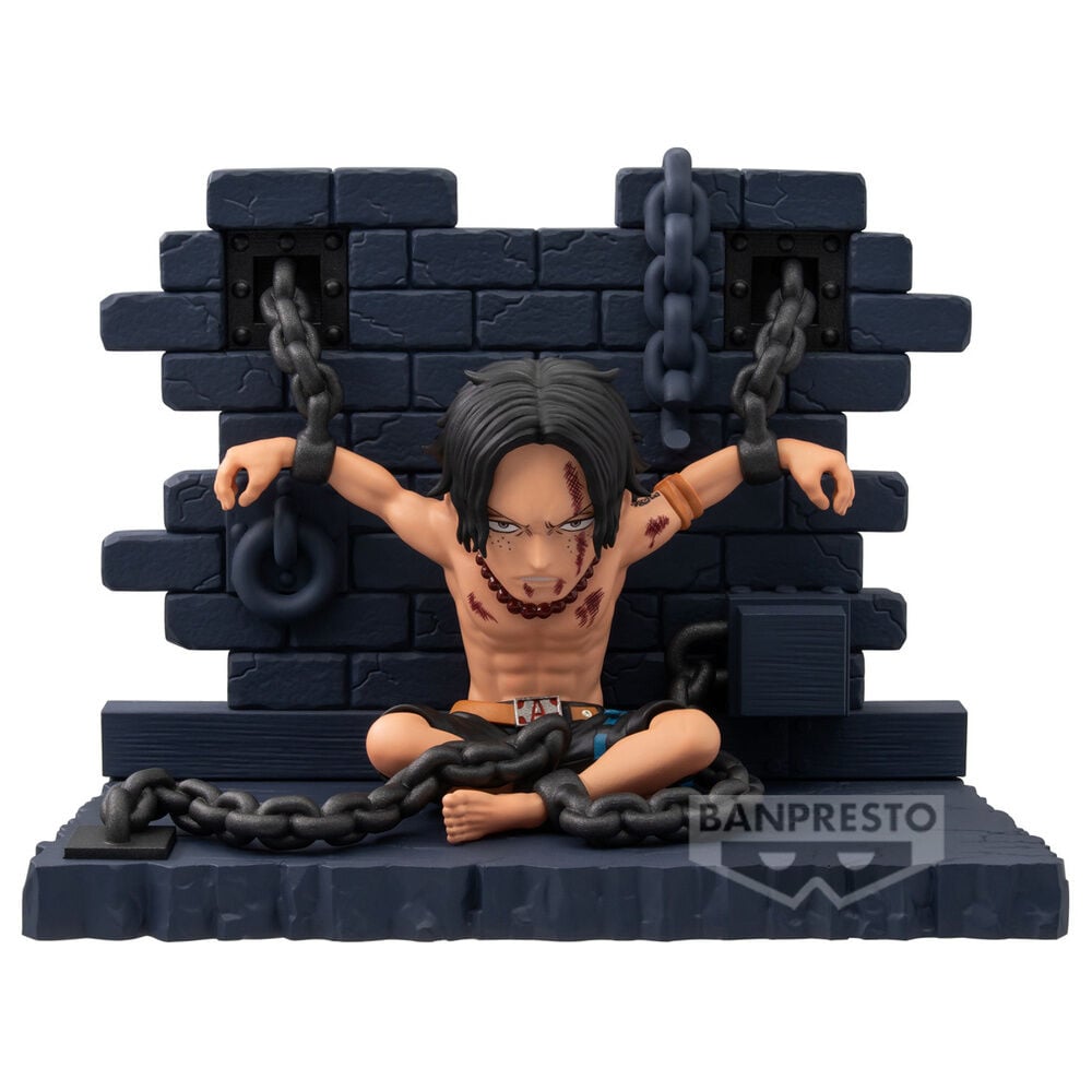 PREORDINE+ 05/2027 One Piece WCF Log Stories Portgas D Ace Impeldown figure 8cm