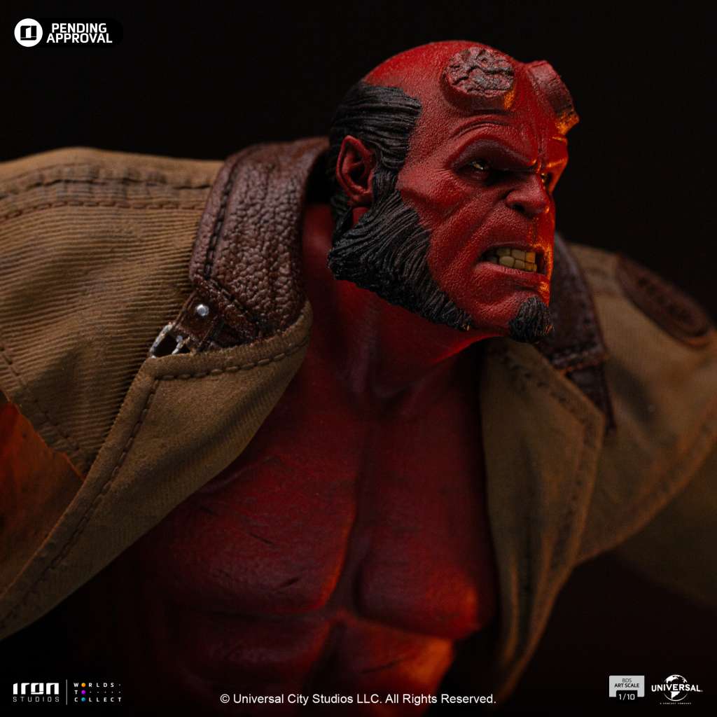 PREORDINE 09/2025 Hellboy 2 Hellboy 1/10 Statue (PREORDINE NON CANCELLABILE)
