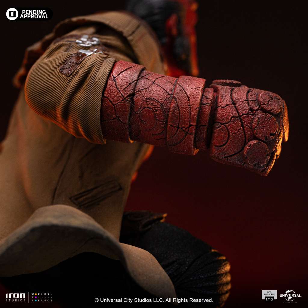 PREORDINE 09/2025 Hellboy 2 Hellboy 1/10 Statue (PREORDINE NON CANCELLABILE)