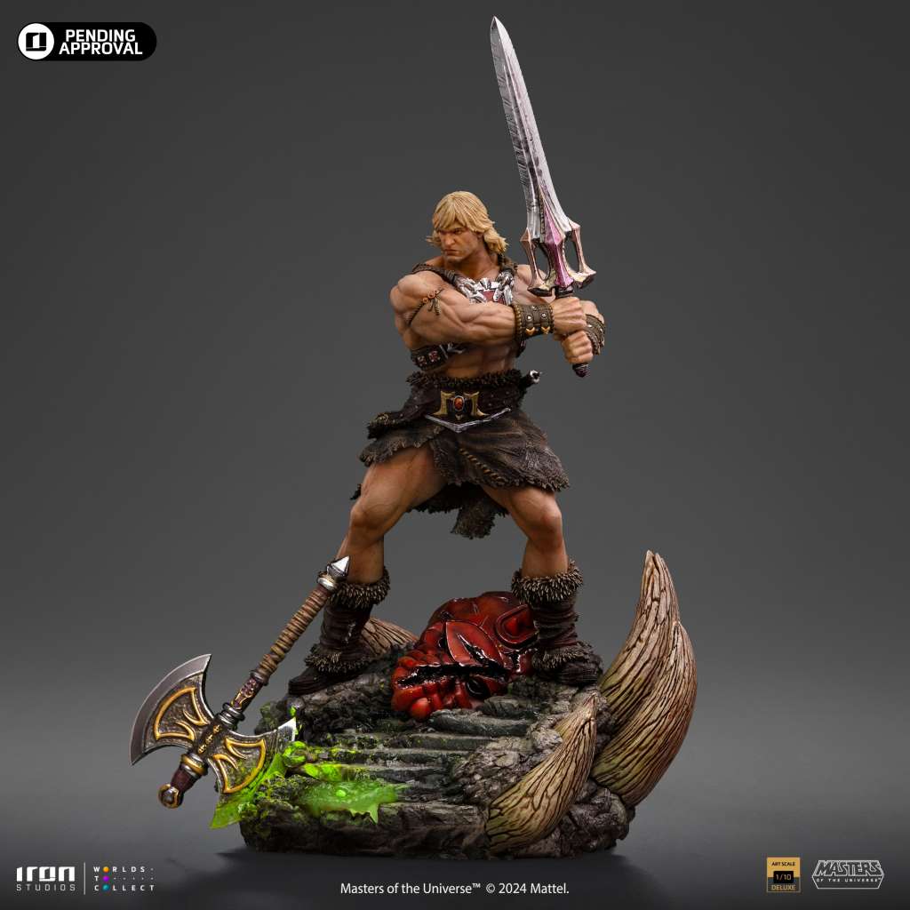 PREORDINE CHIUSO 03/2026 Masters of the Universe He-Man Unleashed 1/10 Statue (PREORDINE NON CANCELLABILE)