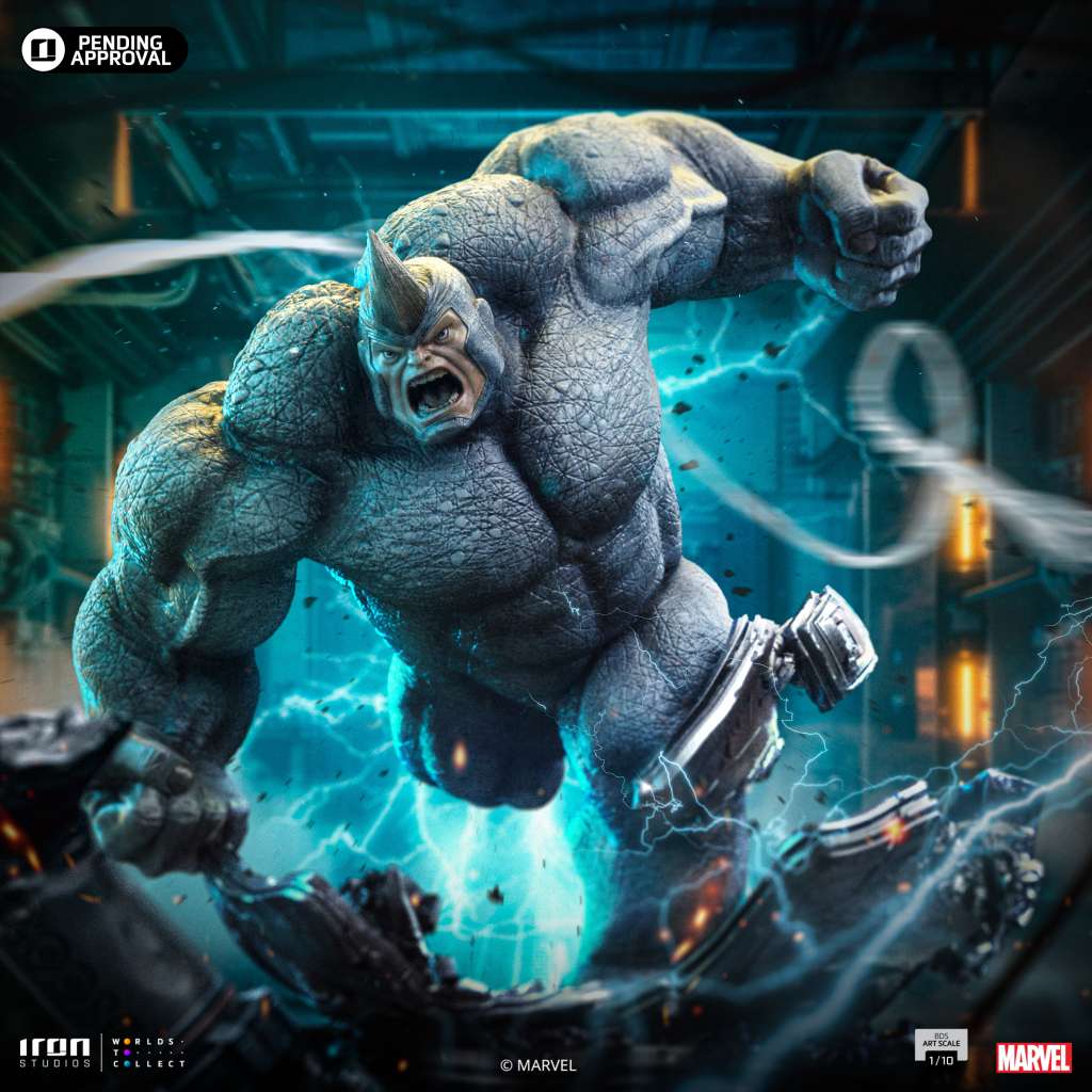 PREORDINE CHIUSO 06/2025 Spider-Man Vs Villains Rhino Statue 1/10 26 cm(PREORDINE NON CANCELLABILE)