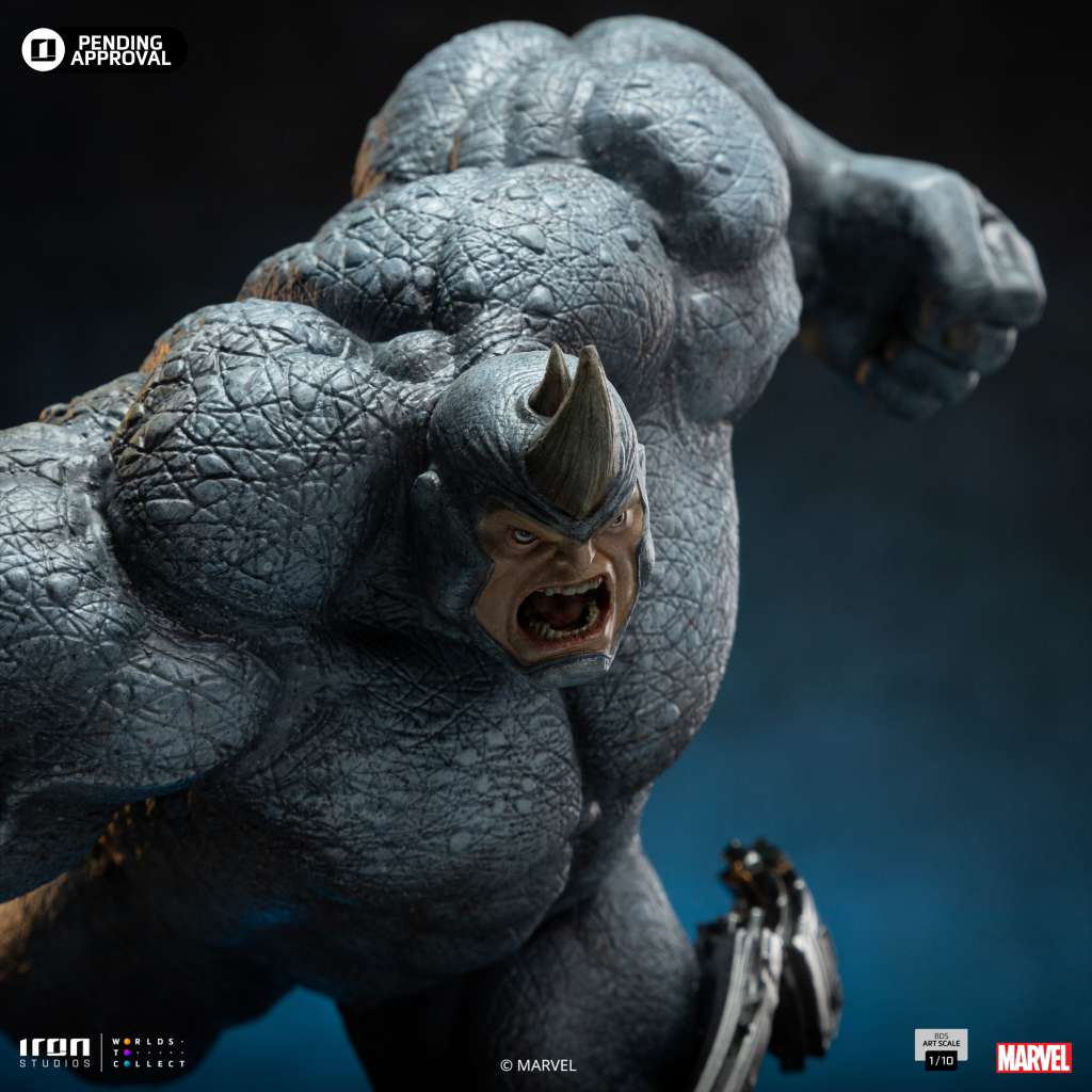 PREORDINE CHIUSO 06/2025 Spider-Man Vs Villains Rhino Statue 1/10 26 cm(PREORDINE NON CANCELLABILE)
