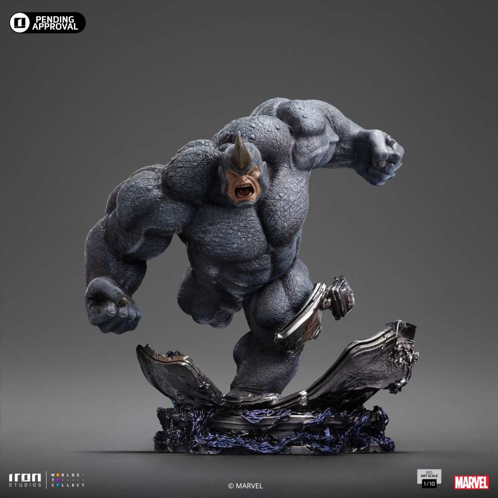 PREORDINE CHIUSO 06/2025 Spider-Man Vs Villains Rhino Statue 1/10 26 cm(PREORDINE NON CANCELLABILE)