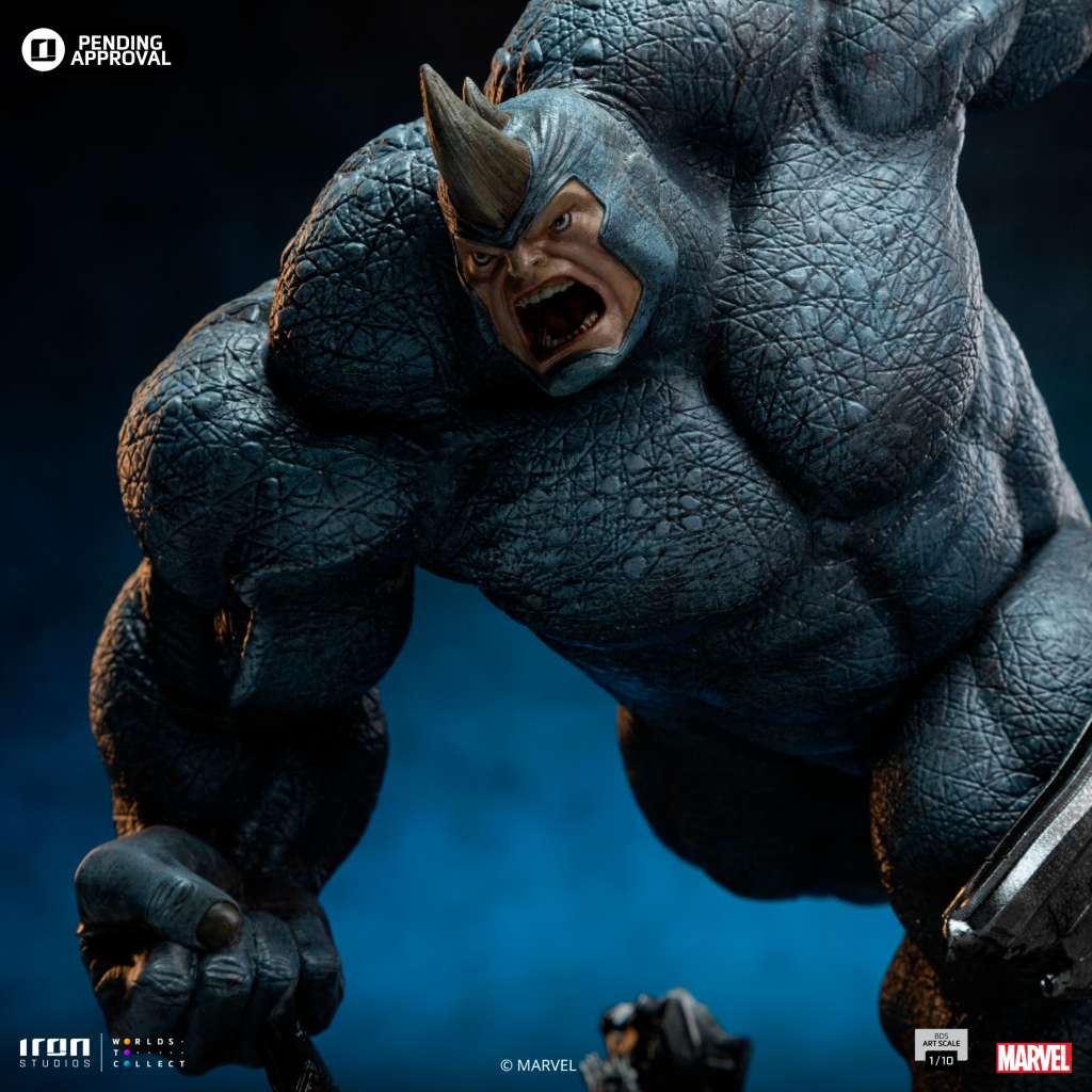 PREORDINE CHIUSO 06/2025 Spider-Man Vs Villains Rhino Statue 1/10 26 cm(PREORDINE NON CANCELLABILE)