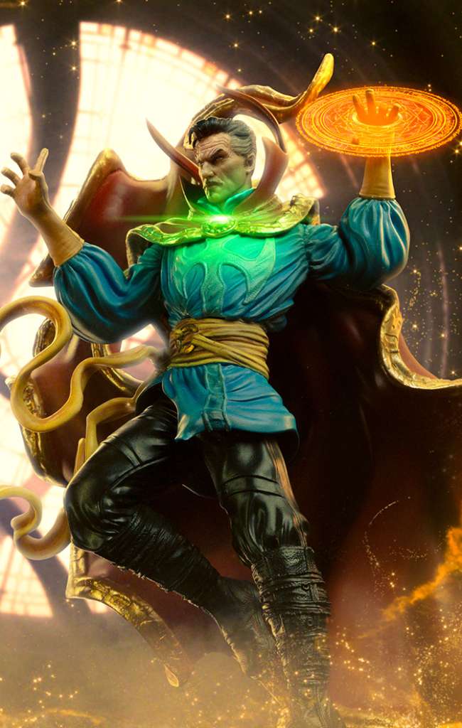 PREORDINE CHIUSO 04/2025 Infinity Gauntlet Dr Strange Diorama Regular Statue 1/10 38 cm (PREORDINE NON CANCELLABILE)