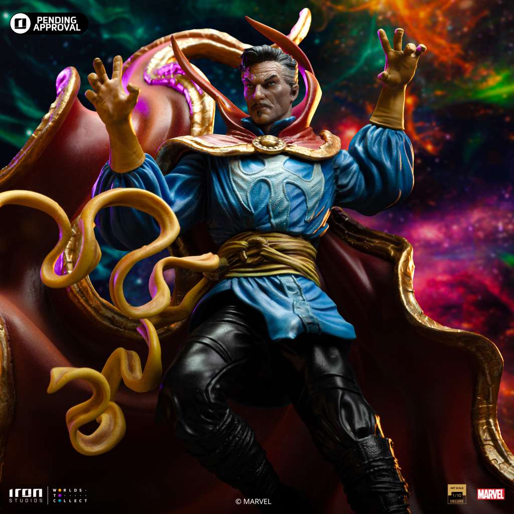 PREORDINE CHIUSO 04/2025 Infinity Gauntlet Dr Strange Diorama Dlx Statue 1/10 47 cm(PREORDINE NON CANCELLABILE)