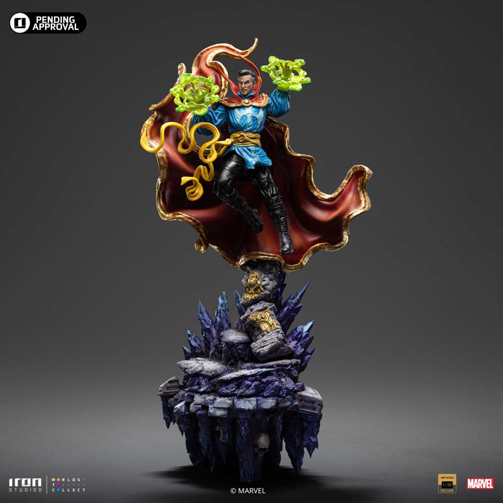 PREORDINE CHIUSO 04/2025 Infinity Gauntlet Dr Strange Diorama Dlx Statue 1/10 47 cm(PREORDINE NON CANCELLABILE)