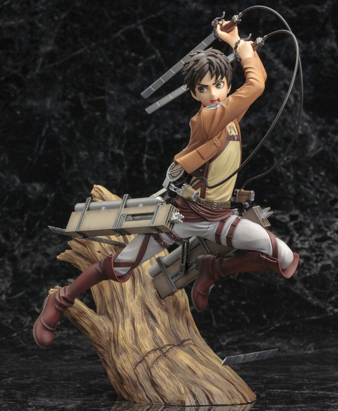 PREORDINE ESAURITO Attack on Titan ARTFXJ Statue 1/8 Eren Yeager Renewal Package Ver. 26 cm