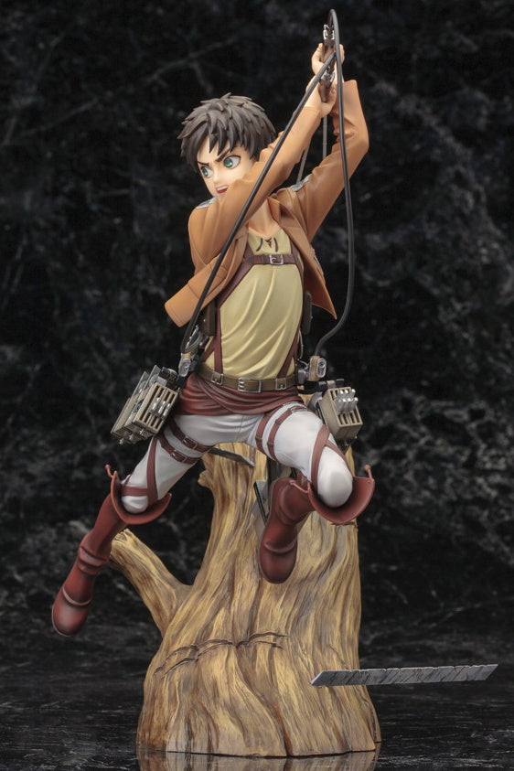 PREORDINE ESAURITO Attack on Titan ARTFXJ Statue 1/8 Eren Yeager Renewal Package Ver. 26 cm