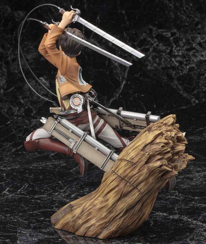 PREORDINE ESAURITO Attack on Titan ARTFXJ Statue 1/8 Eren Yeager Renewal Package Ver. 26 cm