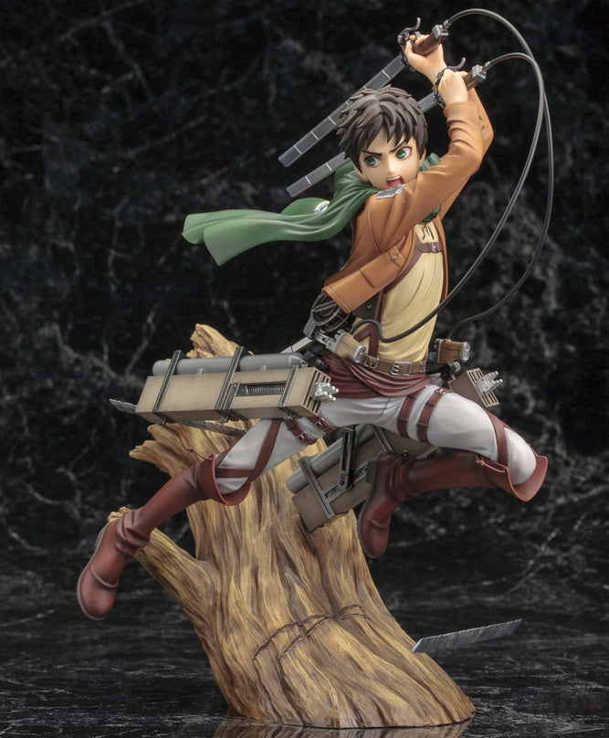 PREORDINE ESAURITO Attack on Titan ARTFXJ Statue 1/8 Eren Yeager Renewal Package Ver. 26 cm