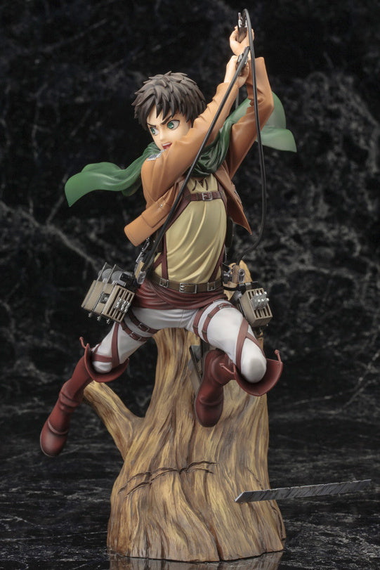 PREORDINE ESAURITO Attack on Titan ARTFXJ Statue 1/8 Eren Yeager Renewal Package Ver. 26 cm