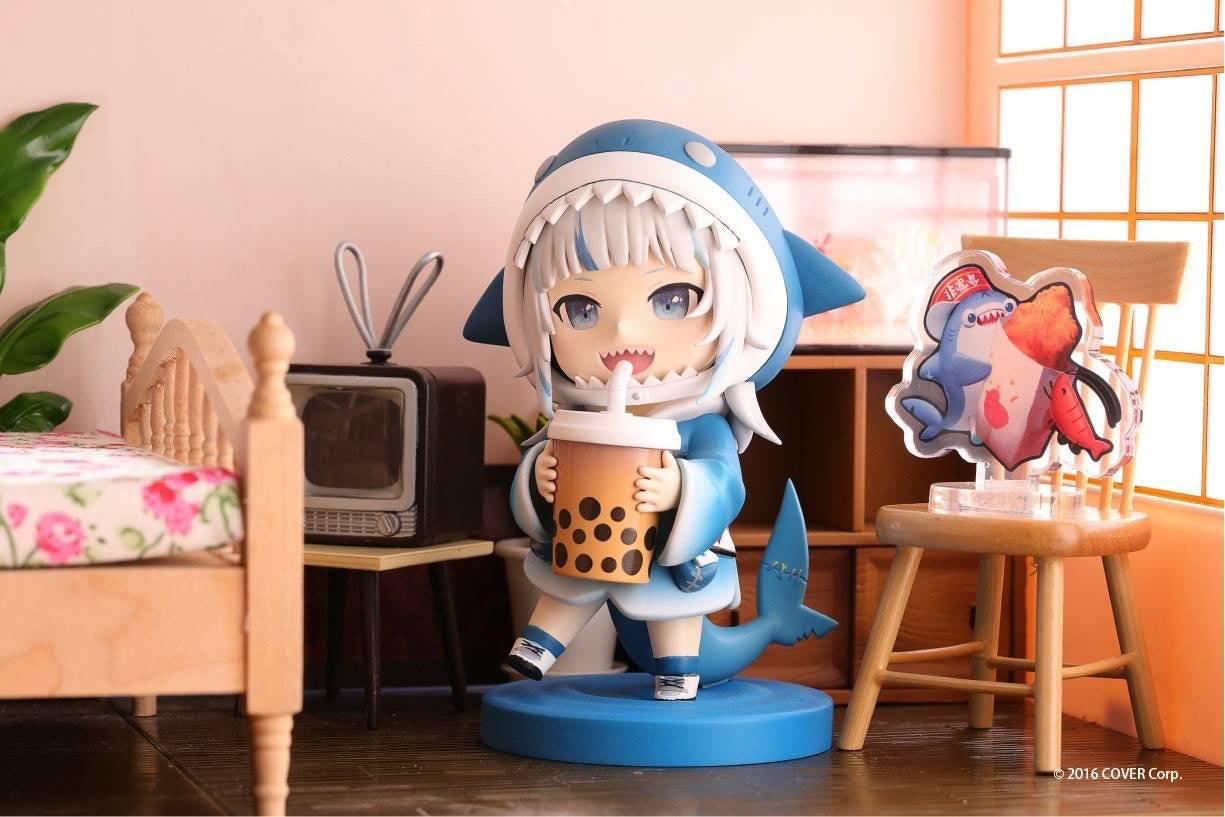 PREORDINE ESAURITO hololive production Ocean Ver. Goomba! Gawr Gura Excursion Easycard Function With 3D Modeling 10 cm