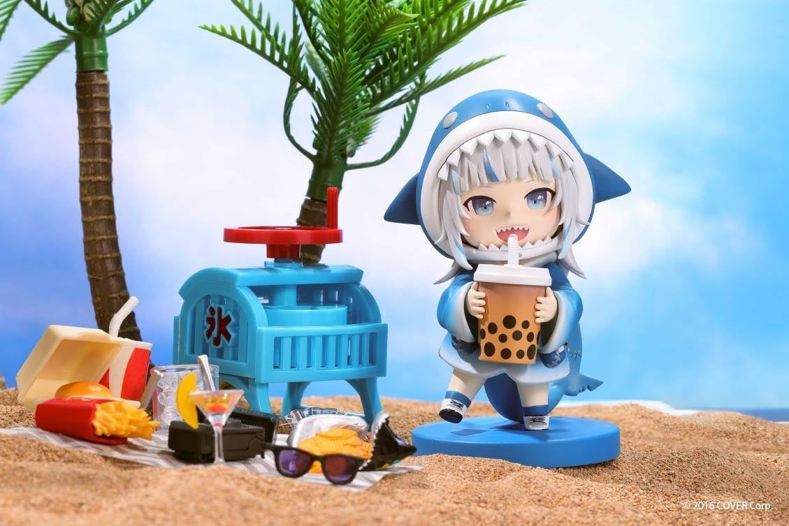 PREORDINE ESAURITO hololive production Ocean Ver. Goomba! Gawr Gura Excursion Easycard Function With 3D Modeling 10 cm