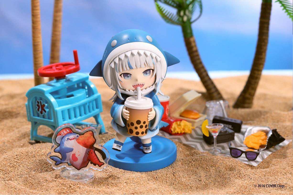 PREORDINE ESAURITO hololive production Ocean Ver. Goomba! Gawr Gura Excursion Easycard Function With 3D Modeling 10 cm