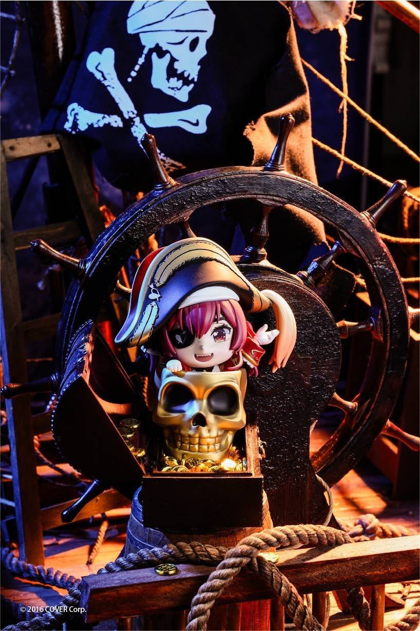 PREORDINE ESAURITO hololive production Ocean Ver. Ahoy! Houshou Marine Departure Easycard Function With 3D Modeling 10 cm