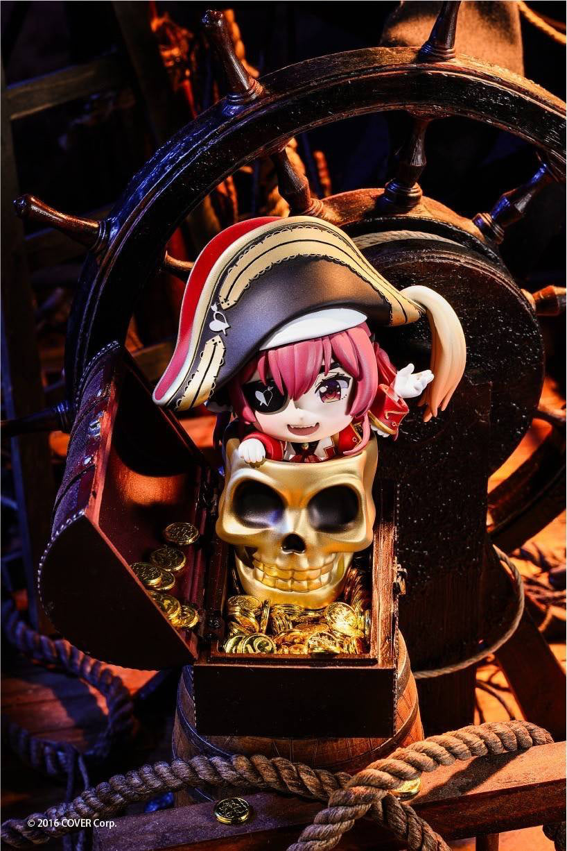 PREORDINE ESAURITO hololive production Ocean Ver. Ahoy! Houshou Marine Departure Easycard Function With 3D Modeling 10 cm