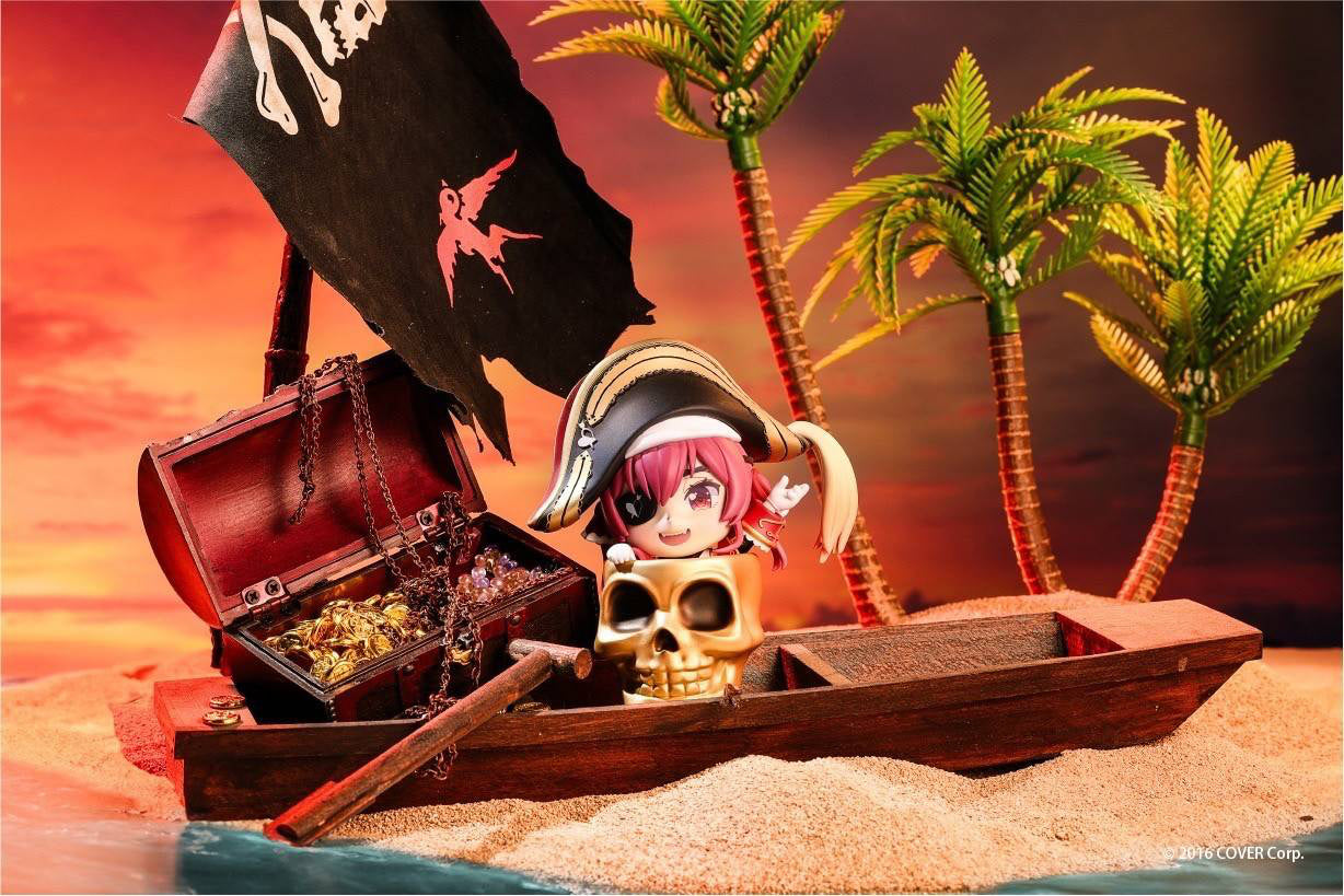 PREORDINE ESAURITO hololive production Ocean Ver. Ahoy! Houshou Marine Departure Easycard Function With 3D Modeling 10 cm