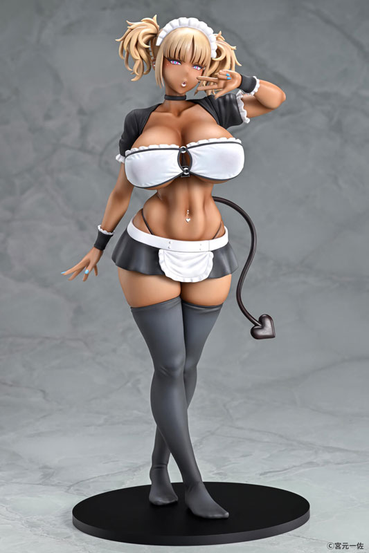 PREORDINE CHIUSO 02/2025 Original Character Figure 1/6 Black Gal Maid Succubus Cocoa 30 cm (18+) (PREORDINE NON CANCELLABILE)