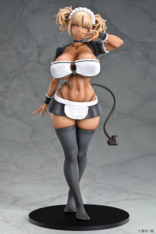 PREORDINE CHIUSO 02/2025 Original Character Figure 1/6 Black Gal Maid Succubus Cocoa 30 cm (18+) (PREORDINE NON CANCELLABILE)