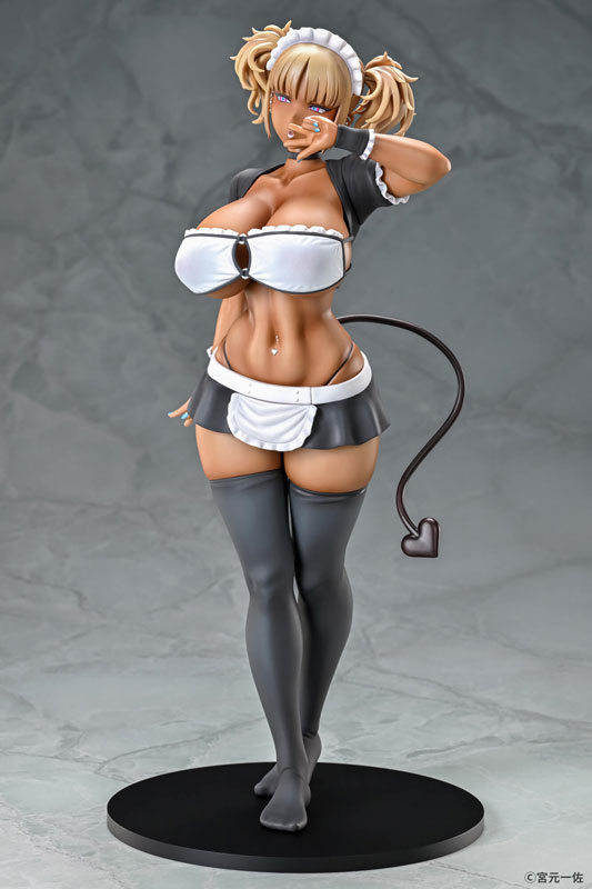 PREORDINE CHIUSO 02/2025 Original Character Figure 1/6 Black Gal Maid Succubus Cocoa 30 cm (18+) (PREORDINE NON CANCELLABILE)