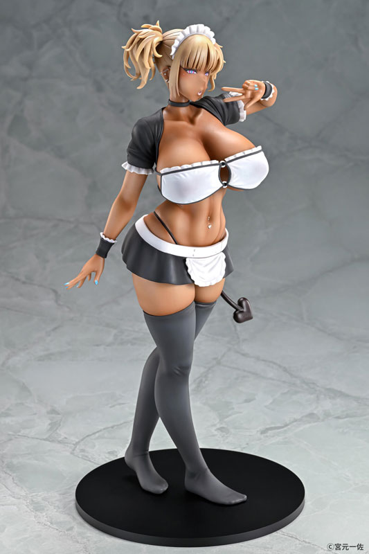 PREORDINE CHIUSO 02/2025 Original Character Figure 1/6 Black Gal Maid Succubus Cocoa 30 cm (18+) (PREORDINE NON CANCELLABILE)