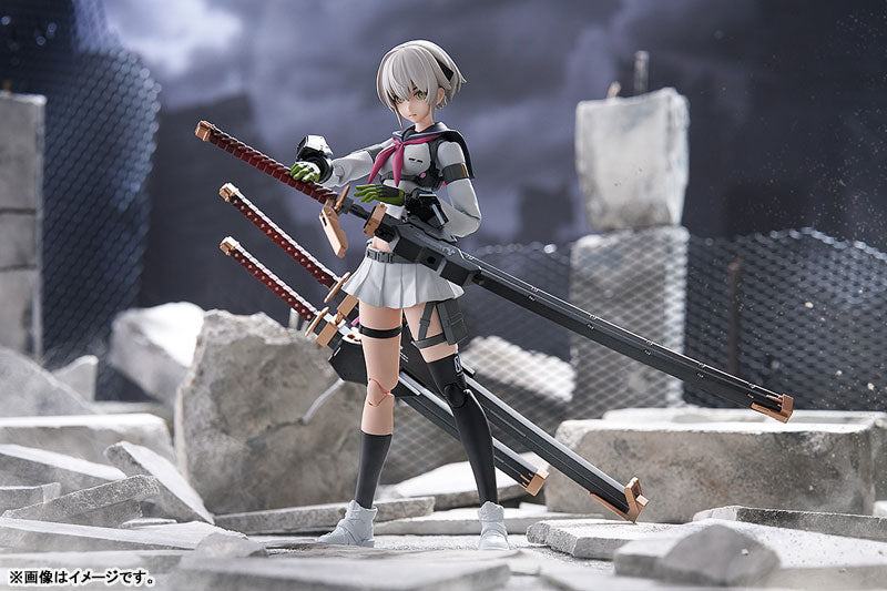 PREORDINE+ CHIUSO 04/2025 Heavily Armed High School Girls PLAMAX Figure Ichi: Early Ver. 16 cm