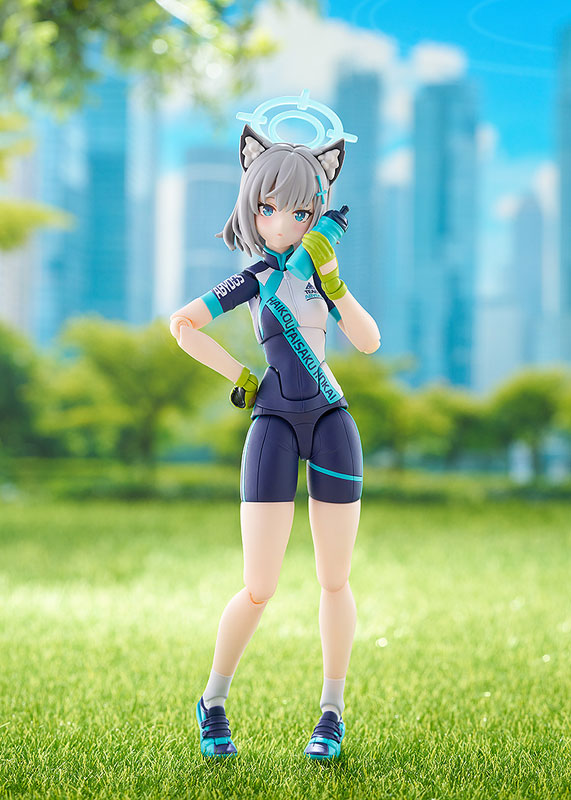 PREORDINE+ CHIUSO 12/2025 Blue Archive Figma Action Figure Shiroko Sunaookami Cycling 15 cm