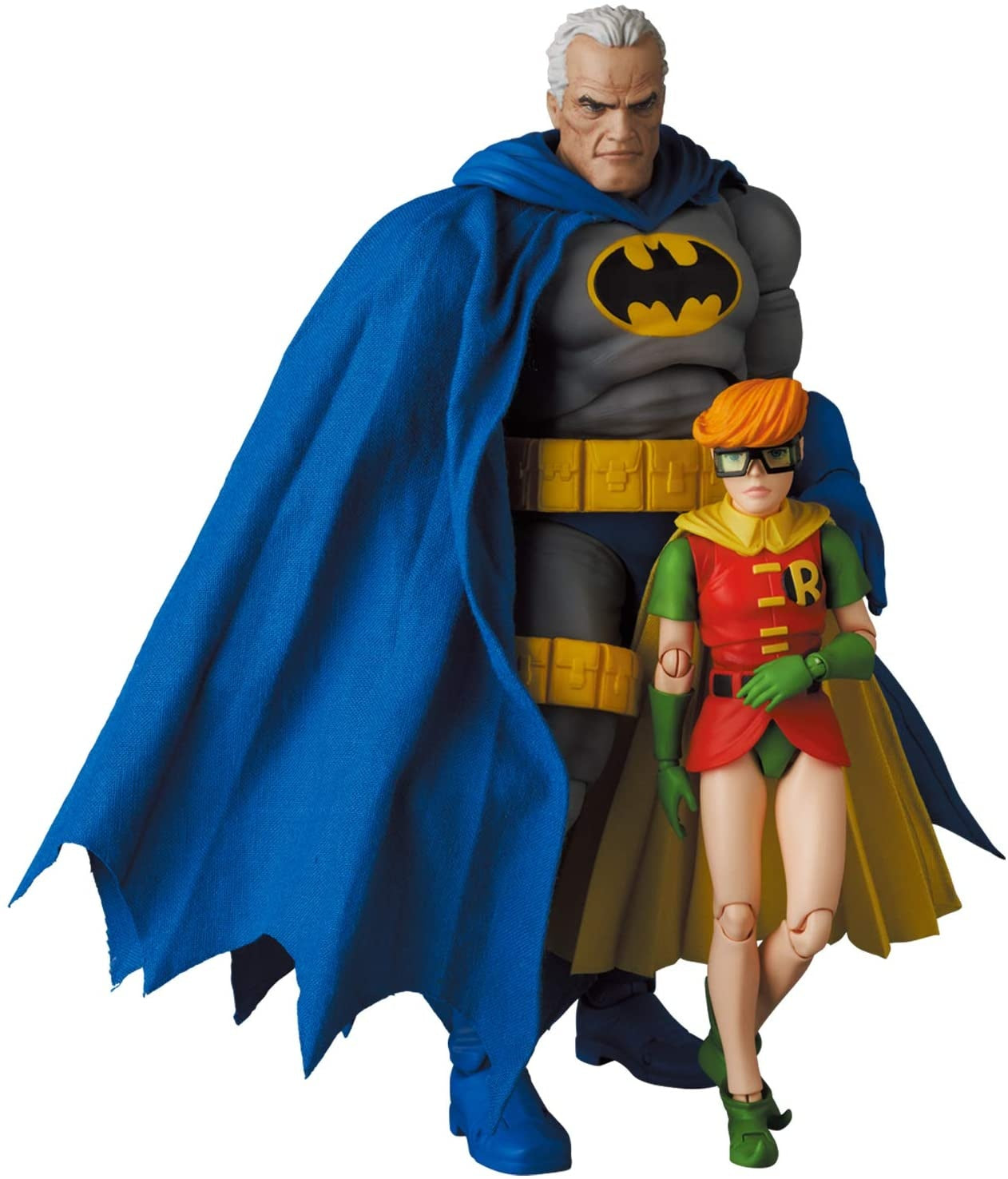 PREORDINE ESAURITO The Dark Knight Returns MAF EX Action Figures Batman Blue Version & Robin 11- 16 cm