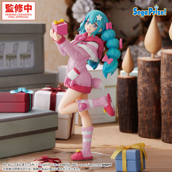 PREORDINE+ 03/2027 Hatsune Miku High Premium Figure PVC Figure Mokomoko Christmas Ver. 21 cm