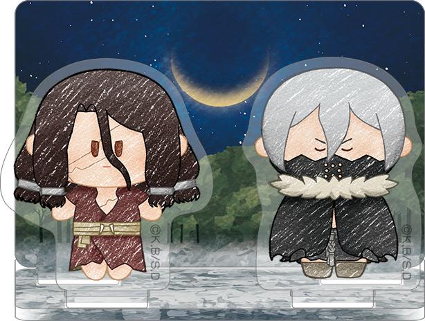 IN STOCK Dr.Stone Stone Wars: Acrylic Stand Tsukasa Shishio & Hyoga Sewn Ver.