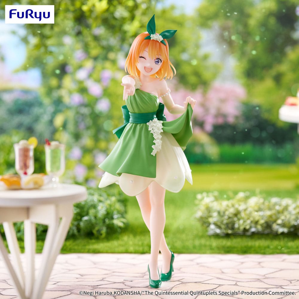 PREORDINE+ 07/2025 The Quintessential Quintuplets Trio-Try-iT Figure Nakano Yotsuba Pastel Dress Ver. 22 cm
