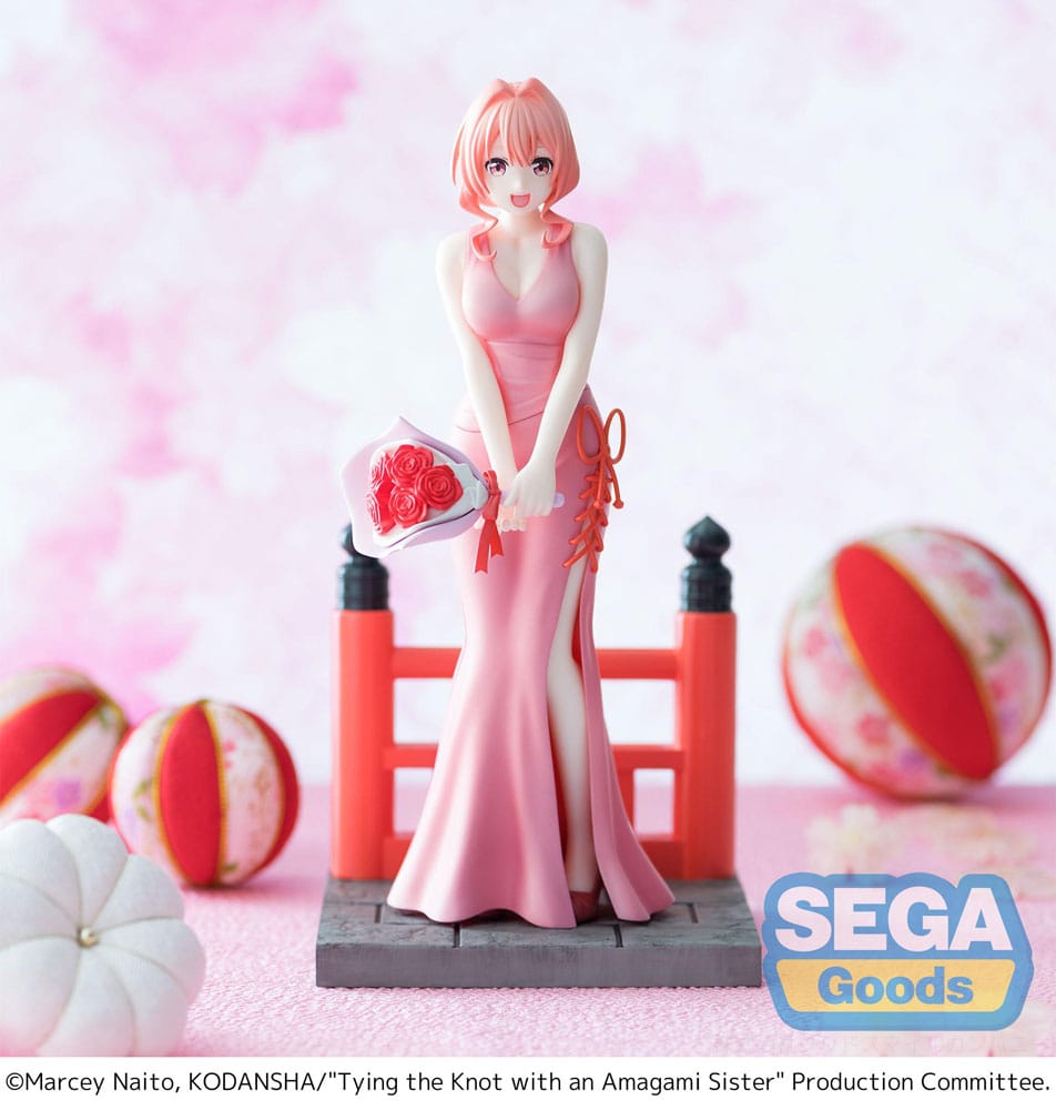 PREORDINE+ 08/2025 Tying the Knot with an Amagami Sister Luminasta Figure Yuna Amagami 19 cm
