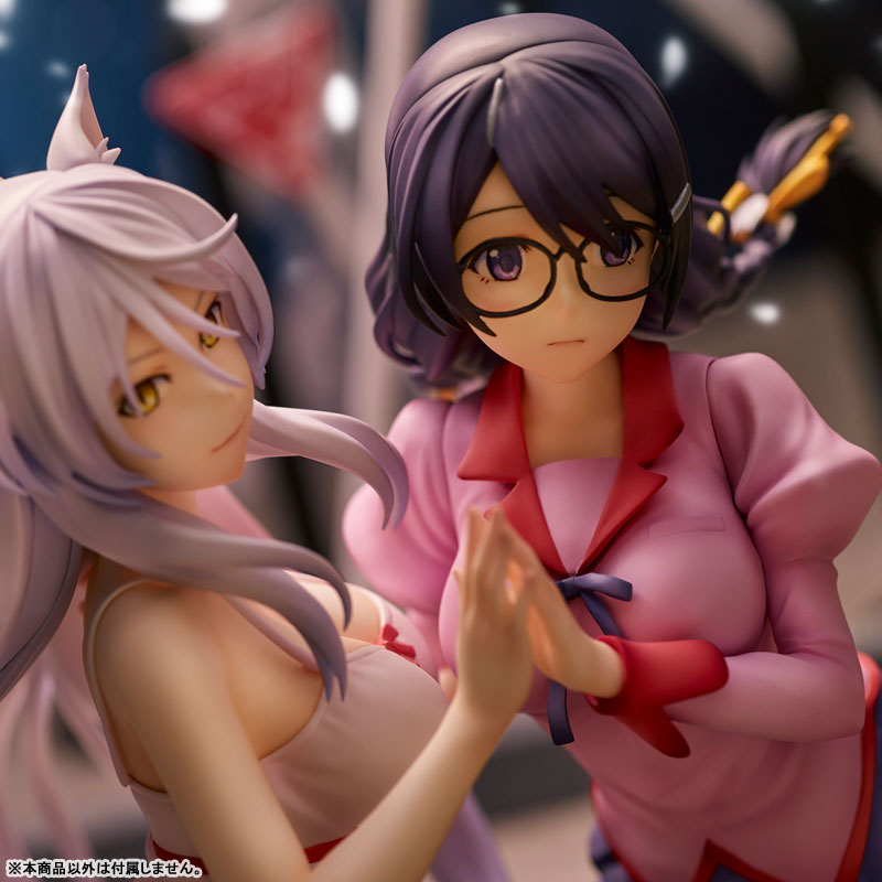 PREORDINE+ CHIUSO 05/2025 Nekomonogatari Monogatari Series Figures Tsubasa Hanekawa Set (re-run) 19 cm