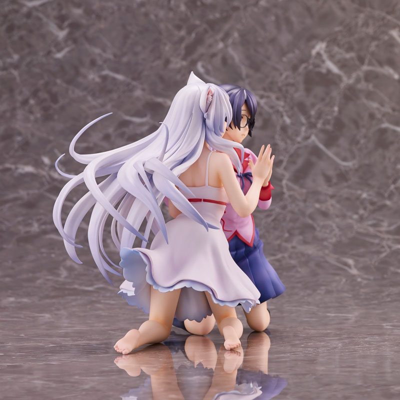 PREORDINE+ CHIUSO 05/2025 Nekomonogatari Monogatari Series Figures Tsubasa Hanekawa Set (re-run) 19 cm